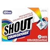 Shout Color Catcher Sheets for Laundry, Allow Mixed Washes, Prevent Color Runs and Maintain Original Clothing, 24 Count - Pack of 1