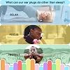 Ear Plugs for Sleep Soft Silicone Reusable, Earplugs for Sleeping Noise Cancelling(4Pairs) Multicoloured