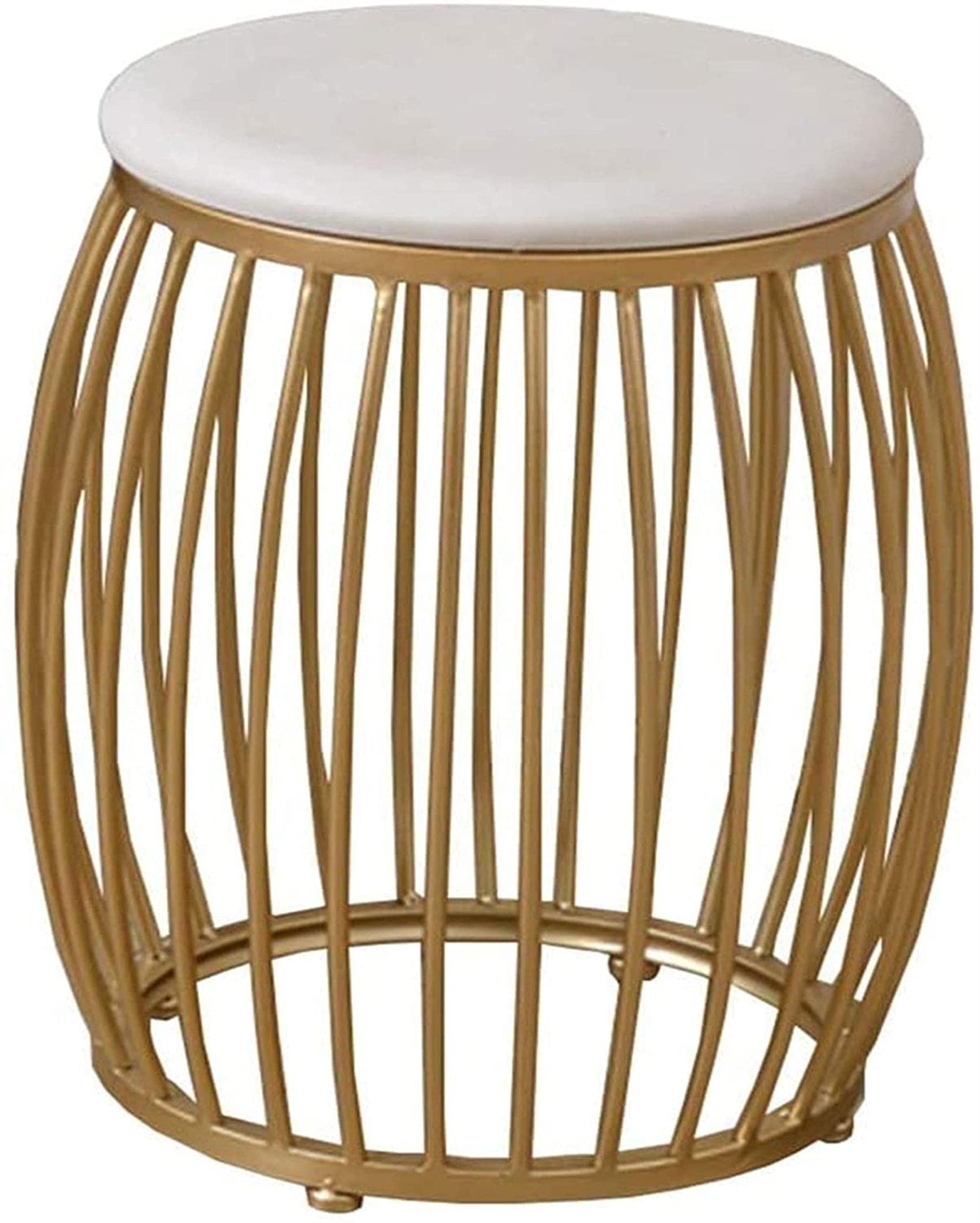 Banc de chaussures compact et tabouret de coiffeuse confortable