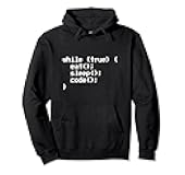 Programmer Coding | Eat Sleep Code Repeat While Pullover Hoodie