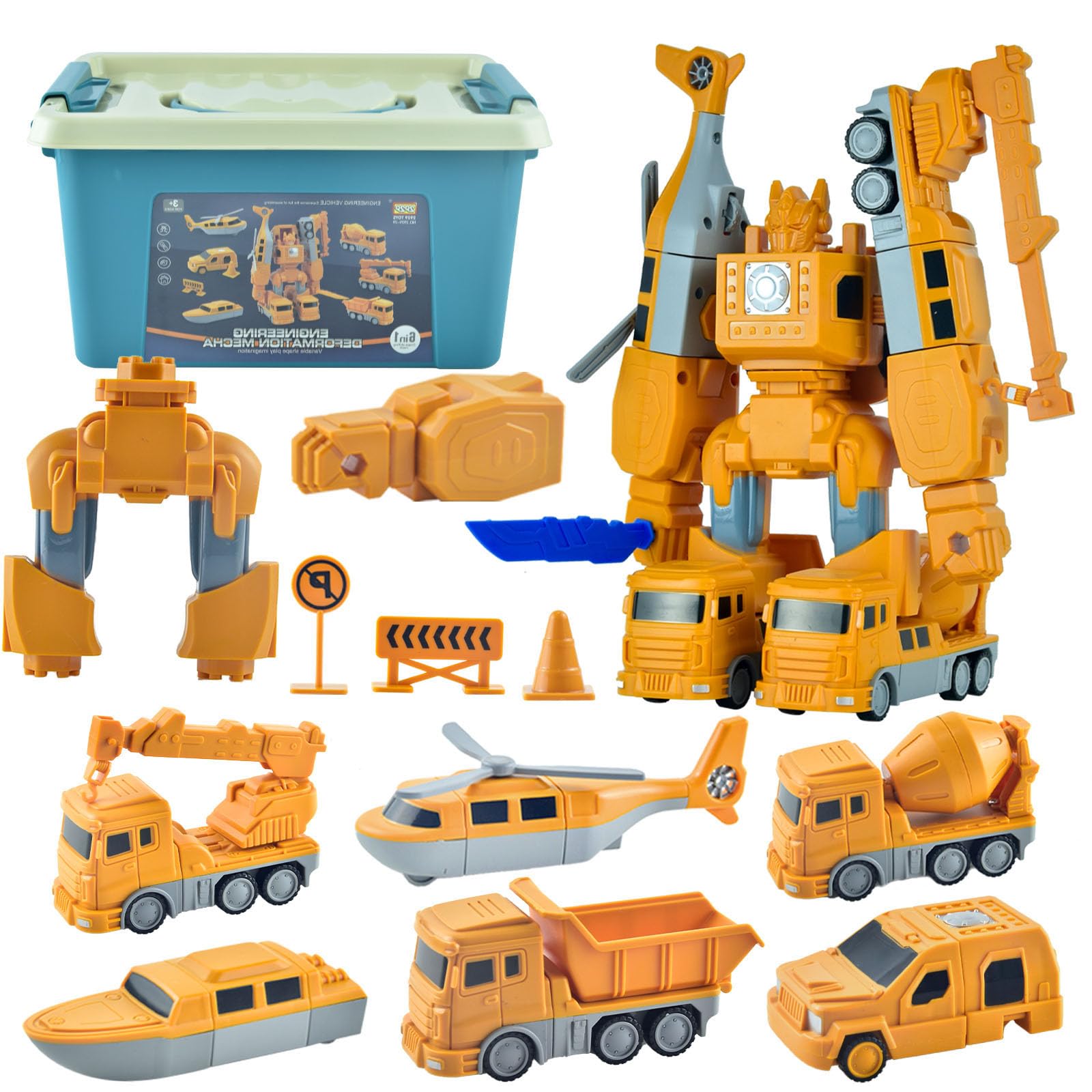 Amazon.com: Magnetic Transform Engineering Car Assembled Toys with 