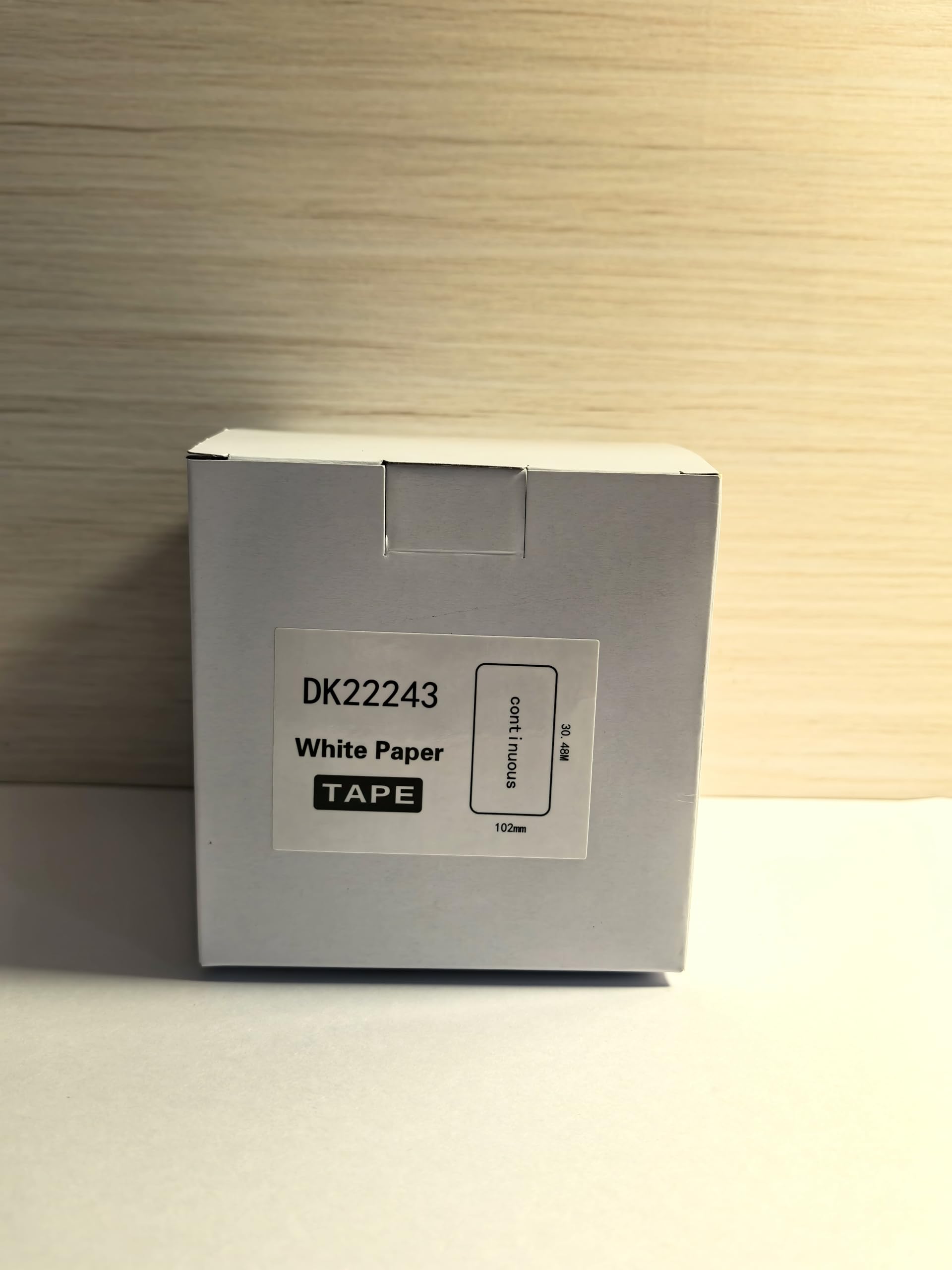 10 Rollen DK-22243 DK22243 Endlosetiketten kompatibel für Brother P-Touch DK-22243 selbstklebende Endlosetiketten(102 mm x 30,48 m) für QL-1050,QL-1060N,QL-1060NX,QL-1100,QL-1110,QL-1110NWB (10)