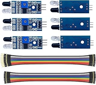 6Pcs IR Infrared Sensor 3-Wire Reflective Photoelectric Module for Arduino