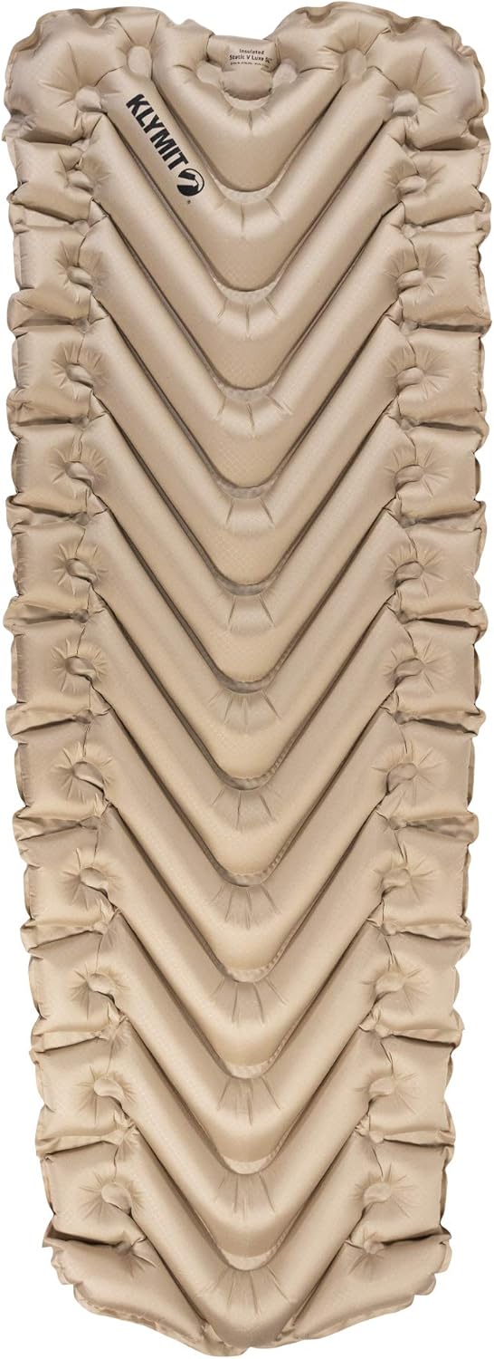 Klymit Static V Luxe Sleeping Pad, Extra Wide (up to 30 inches), for