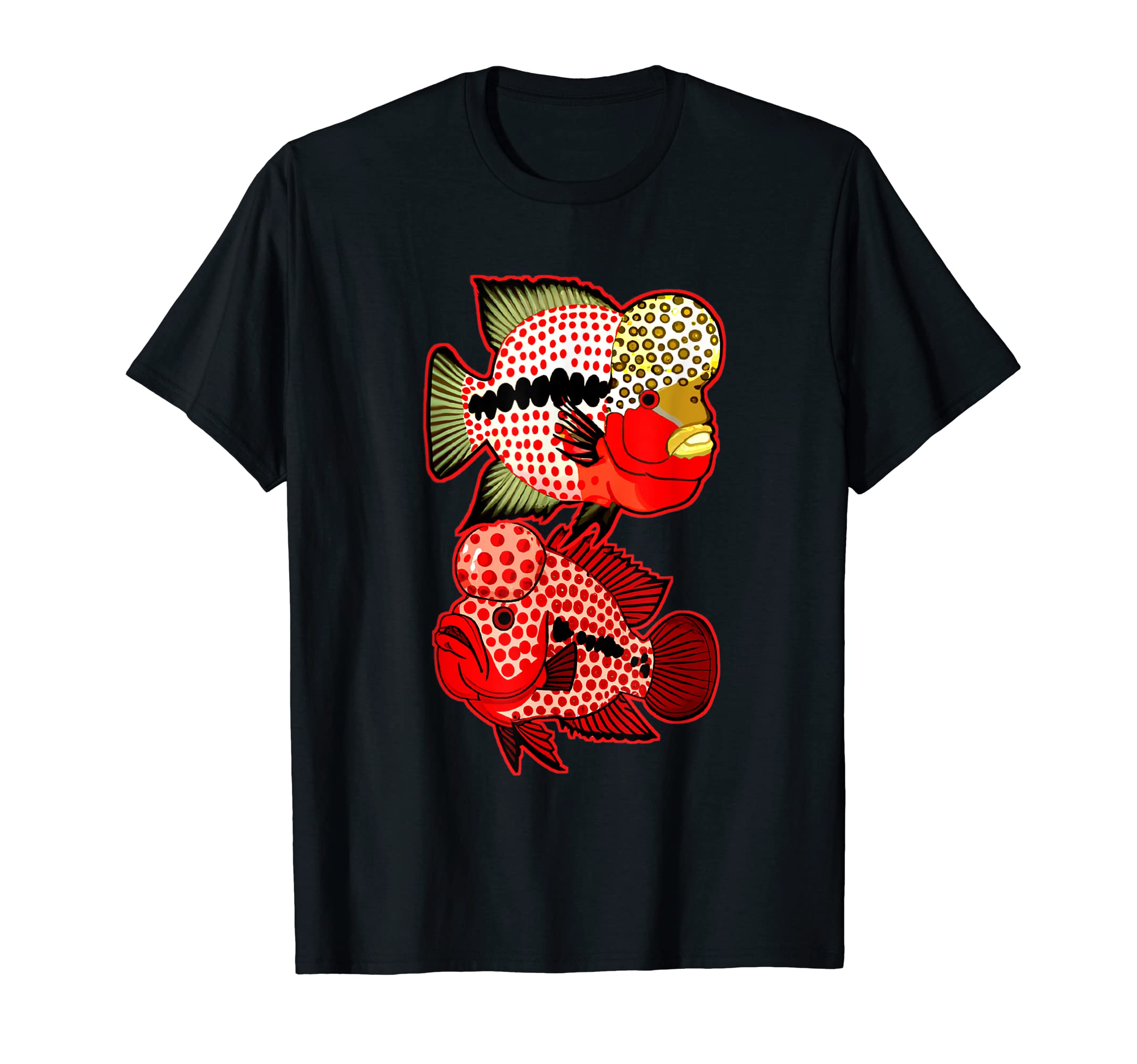 Kamfa Flowerhorn Cichlid Breeders Aquarium Fish Design T-Shirt