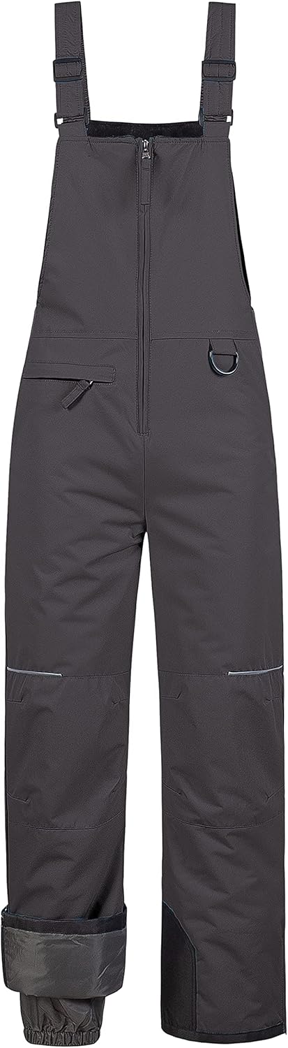 Pursky Kid’s Snow Pants Boy’s Winter Ski Bibs Insulated Waterproof Snowpants Fleece Snowboarding Overalls Snowbibs