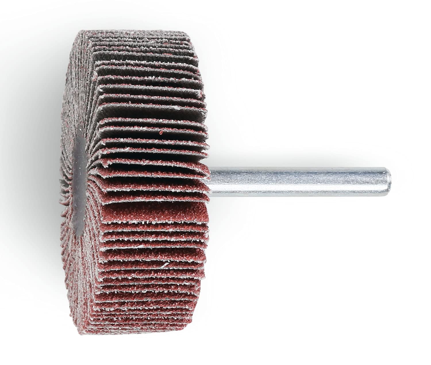 BETA 11266 h30 P40 - Ruote lamellari con Gambo con lamelle in Tela abrasiva al corindone, 10 unità. Rulli lamellari Diametro Ruota 60 mm x Diametro Gambo 6 mm