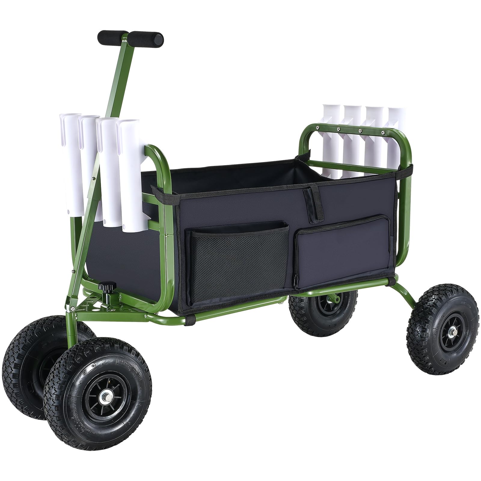 Amazon.co.jp: VEVOR ビーチフィッシングカート 耐荷重300ポンド 