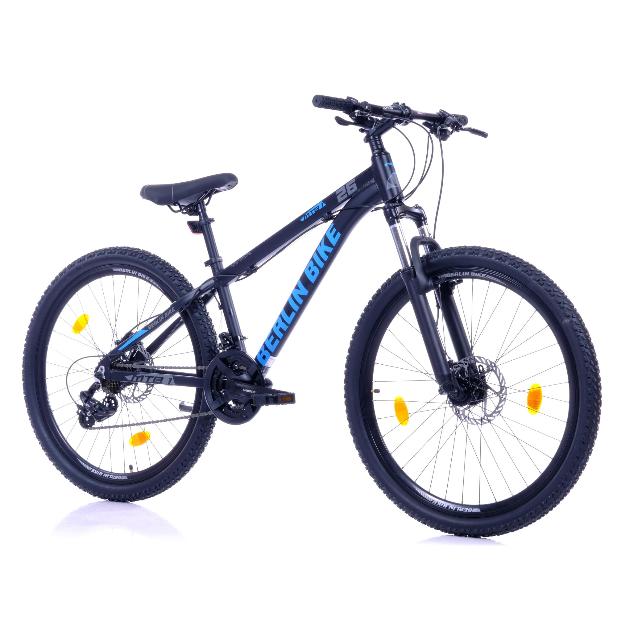 Mountainbike MTB1 – mit komplettem Shimano Set - 21 Gang Shimano FD-TZ500/RD-TY300D, Dacron Hydraulische Scheibenbremsen