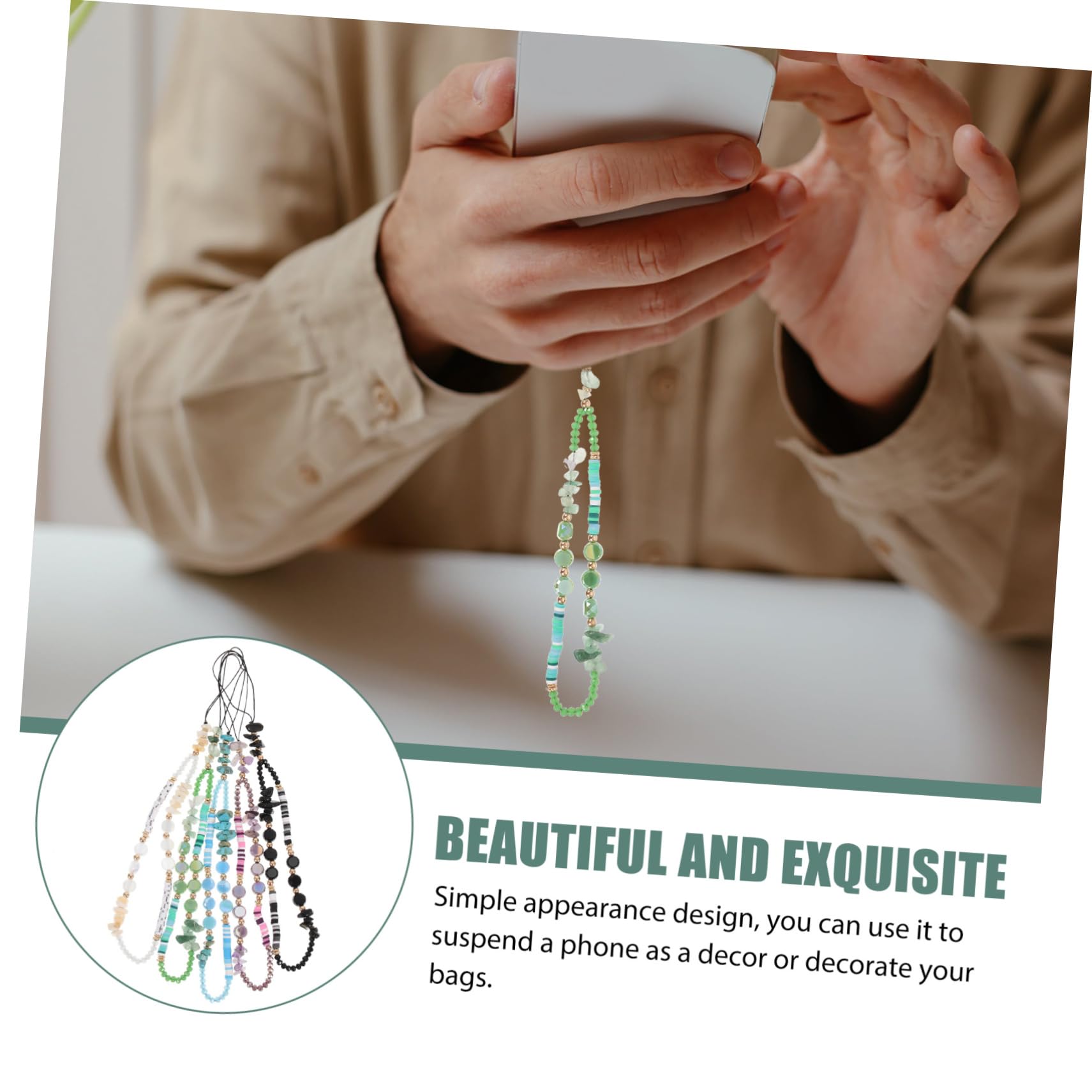 BESTonZON 20kawałki Sztuk Kryształowy Lanyard Do Telefonu Ozdobny Sznur Do Telefonu z Kamieniami Stylowy Uchwyt Rękę Idealny Dla Przyjaciół i Rodziny