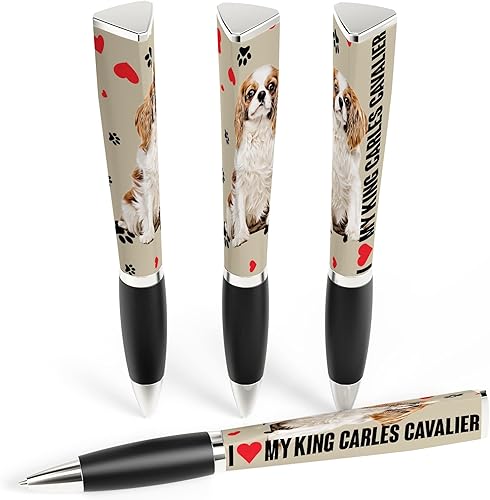 Miniatura 9 de ANINKABOVE I Love my Bichon Frise - Bolígrafo para perro, punta media, tinta negra, escritura suave, recargable, el mejor regalo para todas las