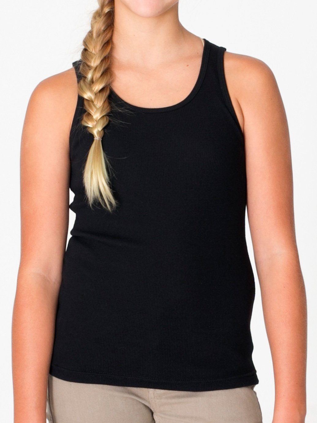 American Apparel - Camiseta de tirantes - Ropa - para ni o blanco blanco