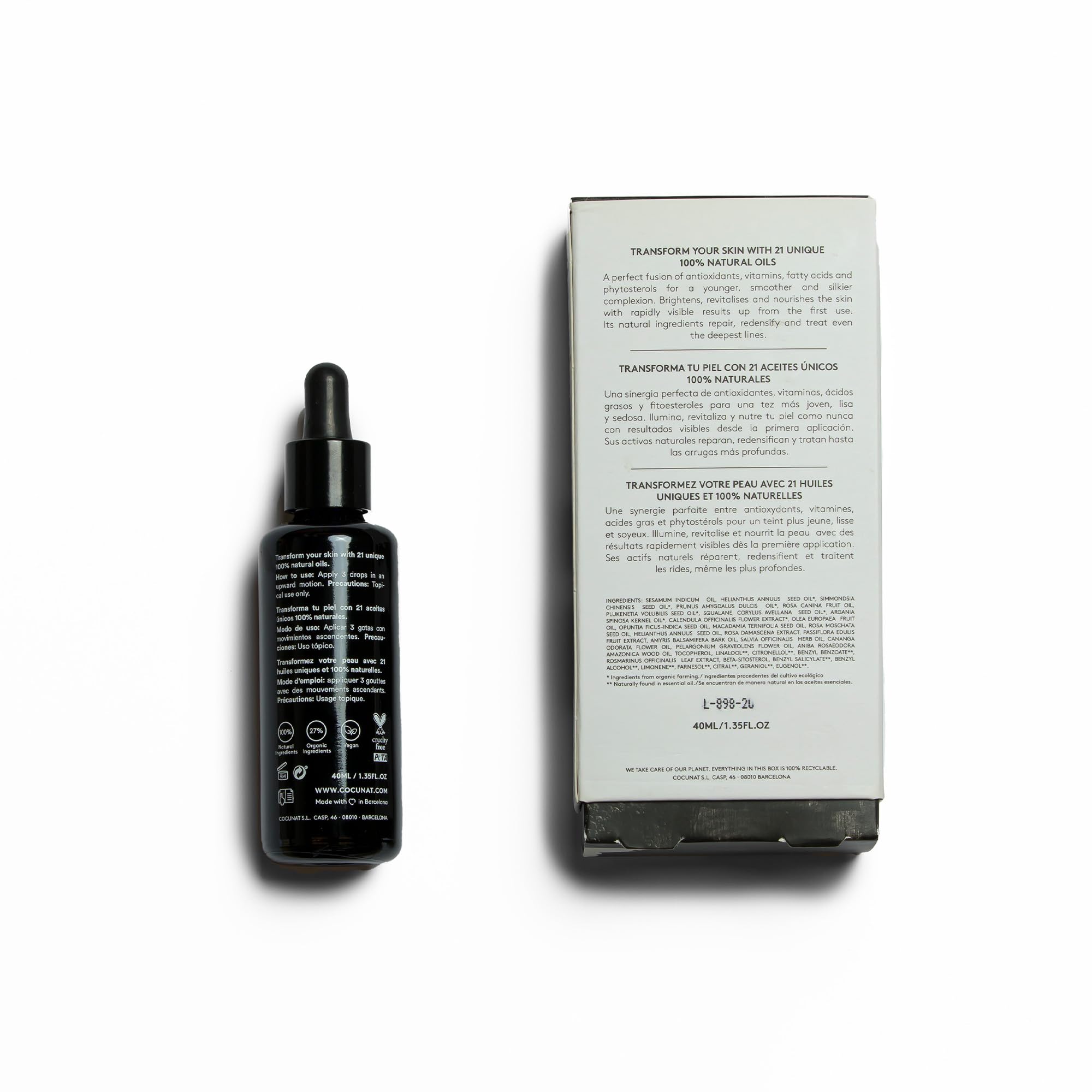 COCUNAT - Siero e crema idratante per il viso - Siero Rigenerante Retinico + Siero Alla Vitamina C + Crema Idratante Anti-Età - Risultati Anti-Età Di Potenza