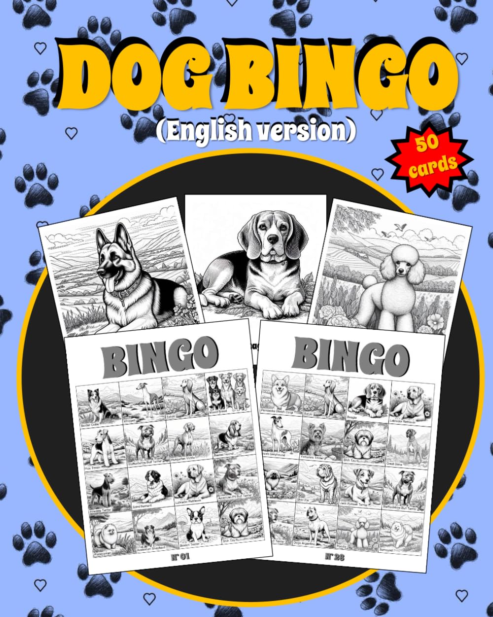 DOG BINGO: English version