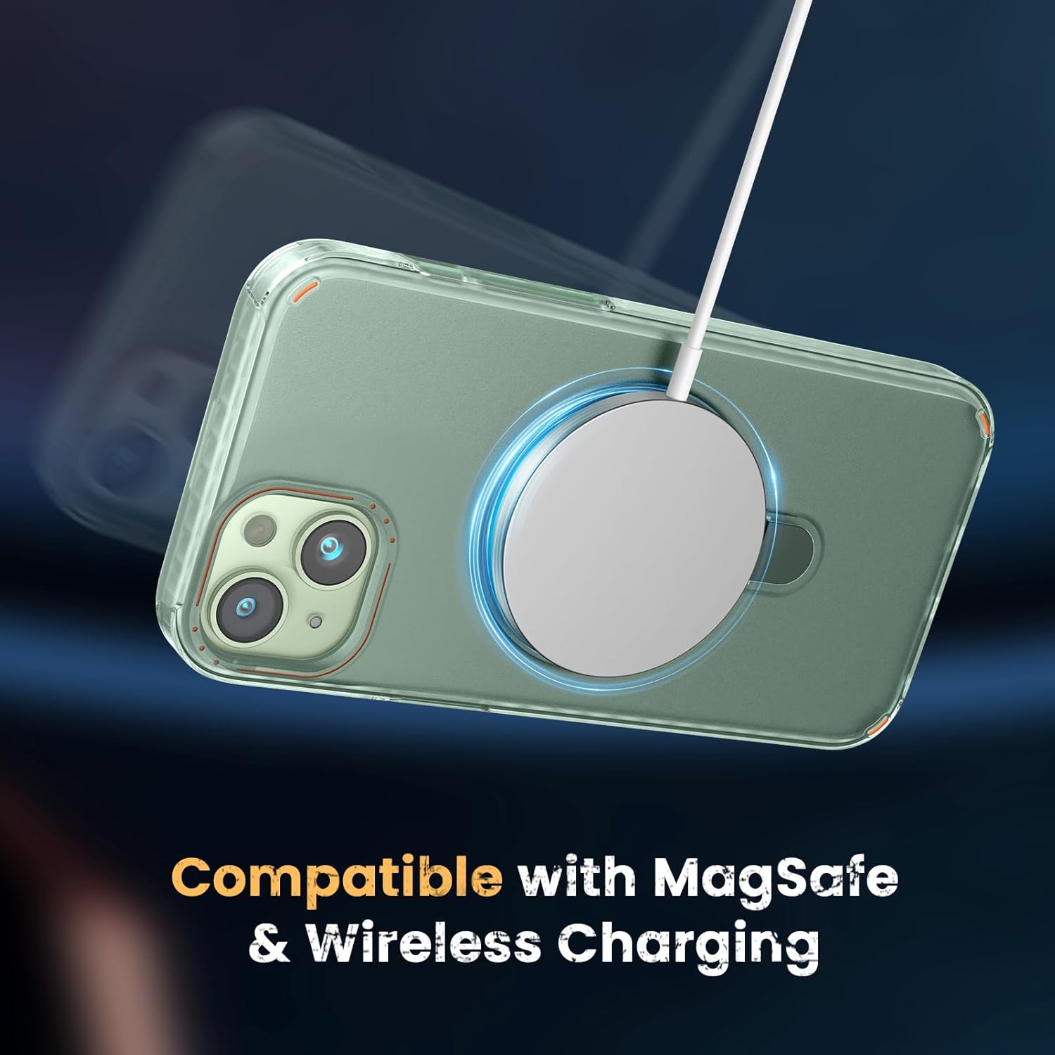 Diaclara Designed for iPhone 15 Case with Stand, [with Privacy Screen Protector] [Anti Spy] [Military Grade Drop Protection] Heavy Duty Full-Body Shockproof Phone Case, Clear