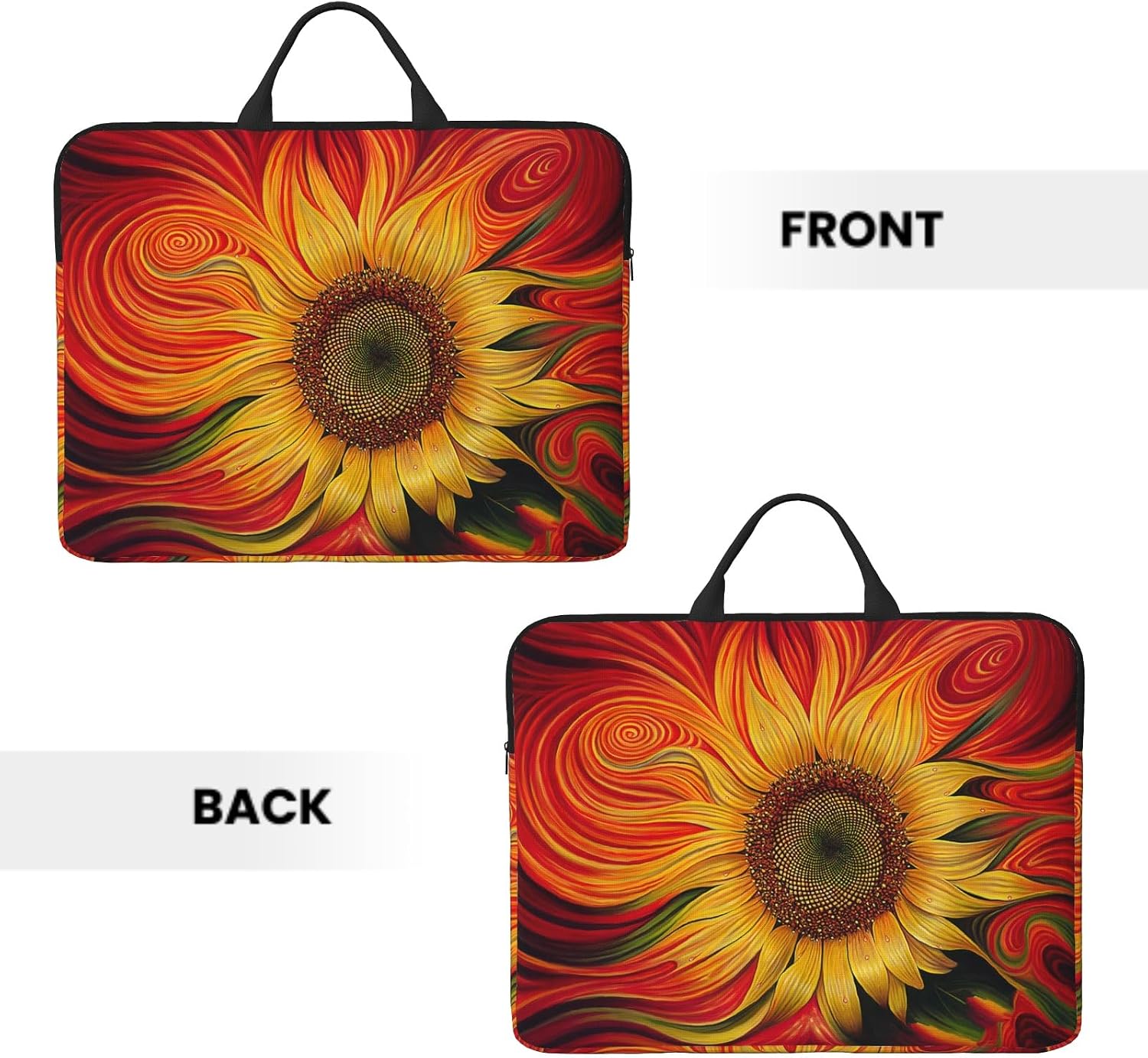 Laptop Bag 14 Inch Computer Sleeve for Women Men Padded Notebook Carrying Case with Handle Laptop Cover