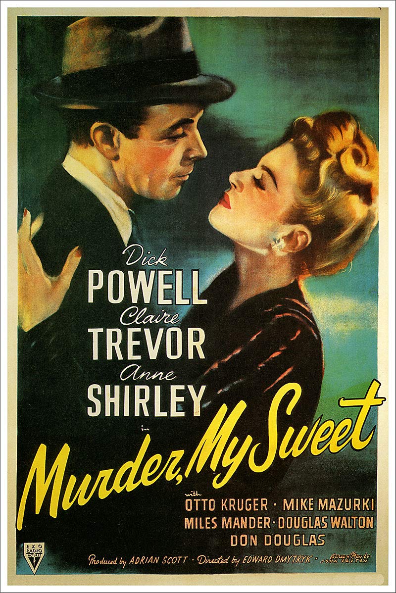 American Gift Services Filmposter "Murder My Sweet Vintage Dick Powell" 24x36