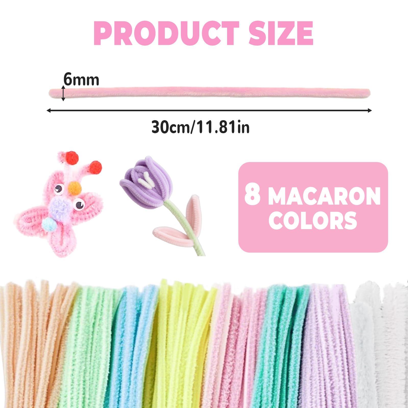 Fil Acrylique Chenille 500g Marron Fauve - Marque YTYF - Cône 4nm - Pour Travaux Manuels