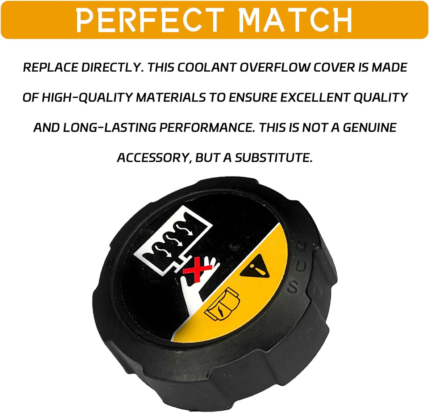 Coolant Reservoir Cap for H-yundai Elantra GT Ioniq K0na E-lectric K0na N Tucson Veloster N & Kia Niro EV Sportage 2016-2023 Radiator Coolant Reservoir Tank Cap Replacement 25330-D3000