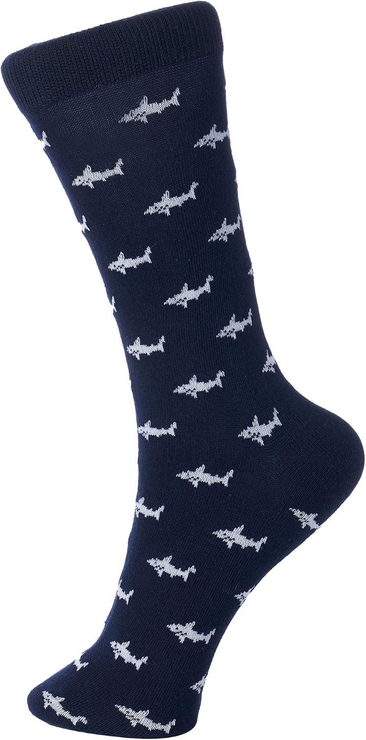 Alpine Swiss Mens Cotton 6 Pack Dress Socks Solid Ribbed Argyle Shoe Size 6-12
