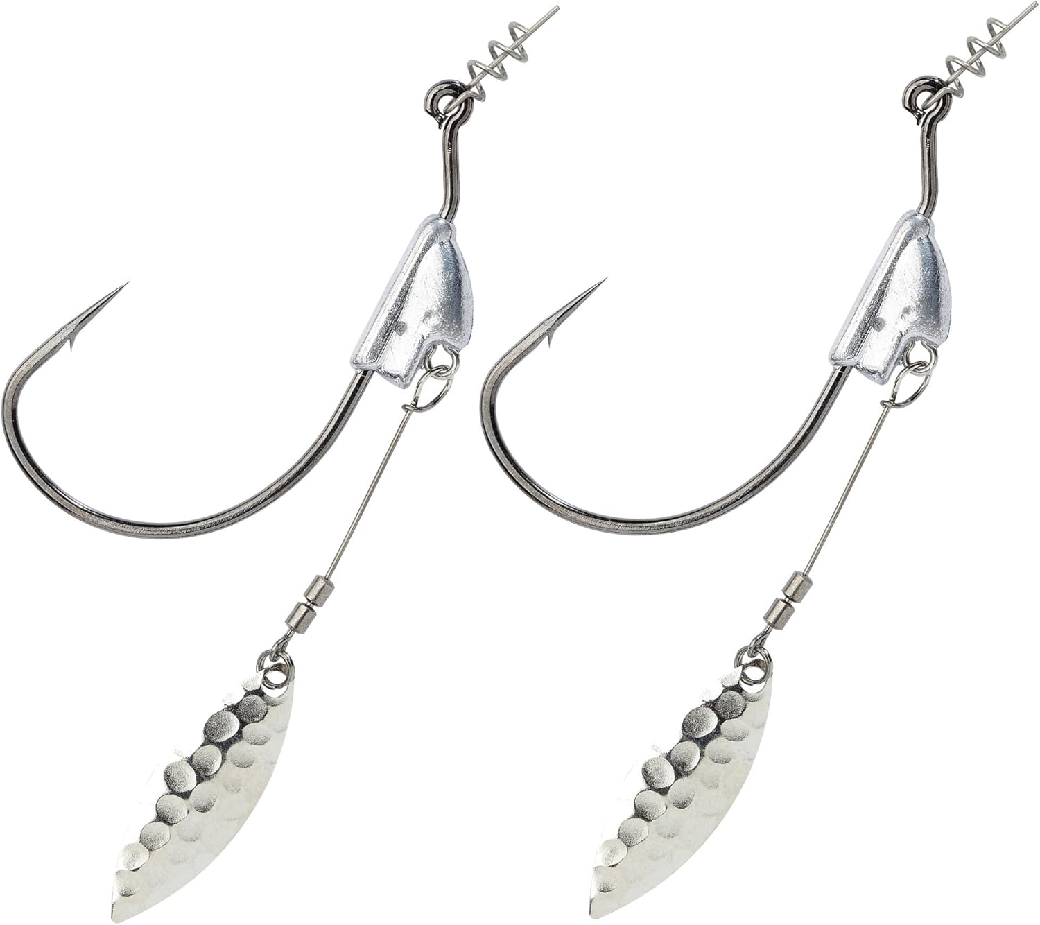Owner 55164 Worm Hook Twist Lock Flashy Swimmer
