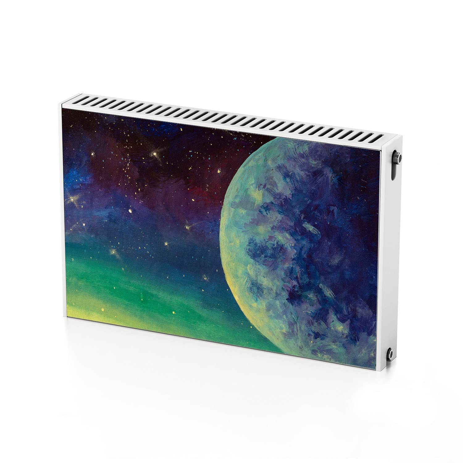 Autocollant de radiateur magnétique 90x60 pour masquer un chauffage jauni
