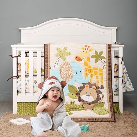 jungle theme crib bedding