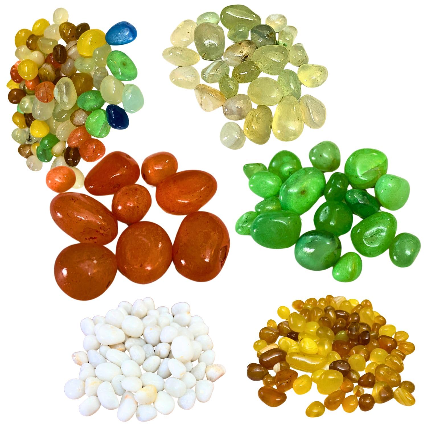 Natural Tumbled pebble Stones, Polished Crystals Healing, Aquarium Rocks, Feng Shui, Chakra Balancing, Good Luck, Reiki Gift, DIY Crafting Home Decor, Size 8-15 mm (Multi Color)-image-40