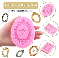 Vista 4 de Zixiang Moldes de silicona para decoración de tartas, pasta de goma de azúcar, pasta de goma de azúcar, chocolate, caramelo, arcilla polimérica