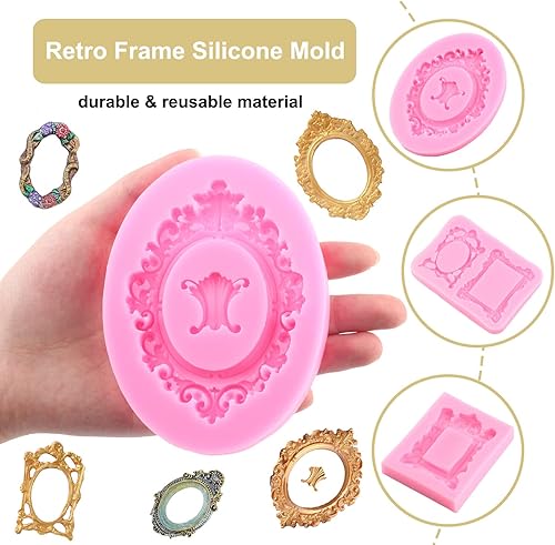 Miniatura 4 de Zixiang Moldes de silicona para decoración de tartas, pasta de goma de azúcar, pasta de goma de azúcar, chocolate, caramelo, arcilla polimérica,