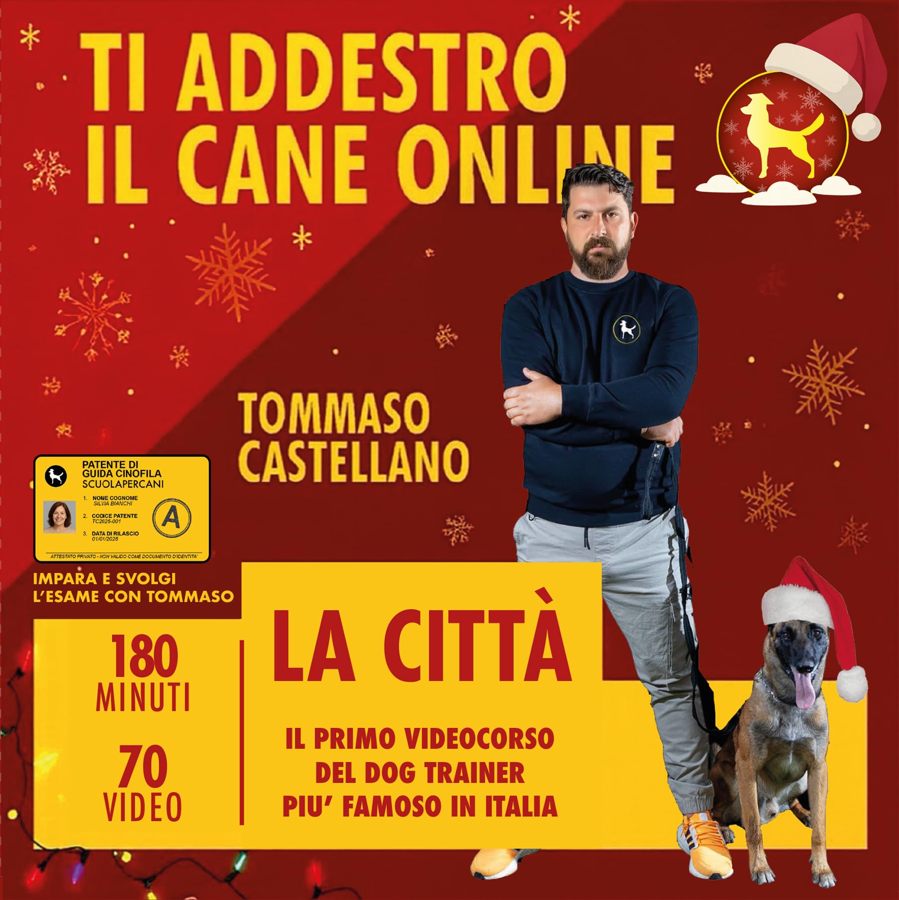 Videocorso : Ti addestro Il Cane Online - Tommaso Castellano
