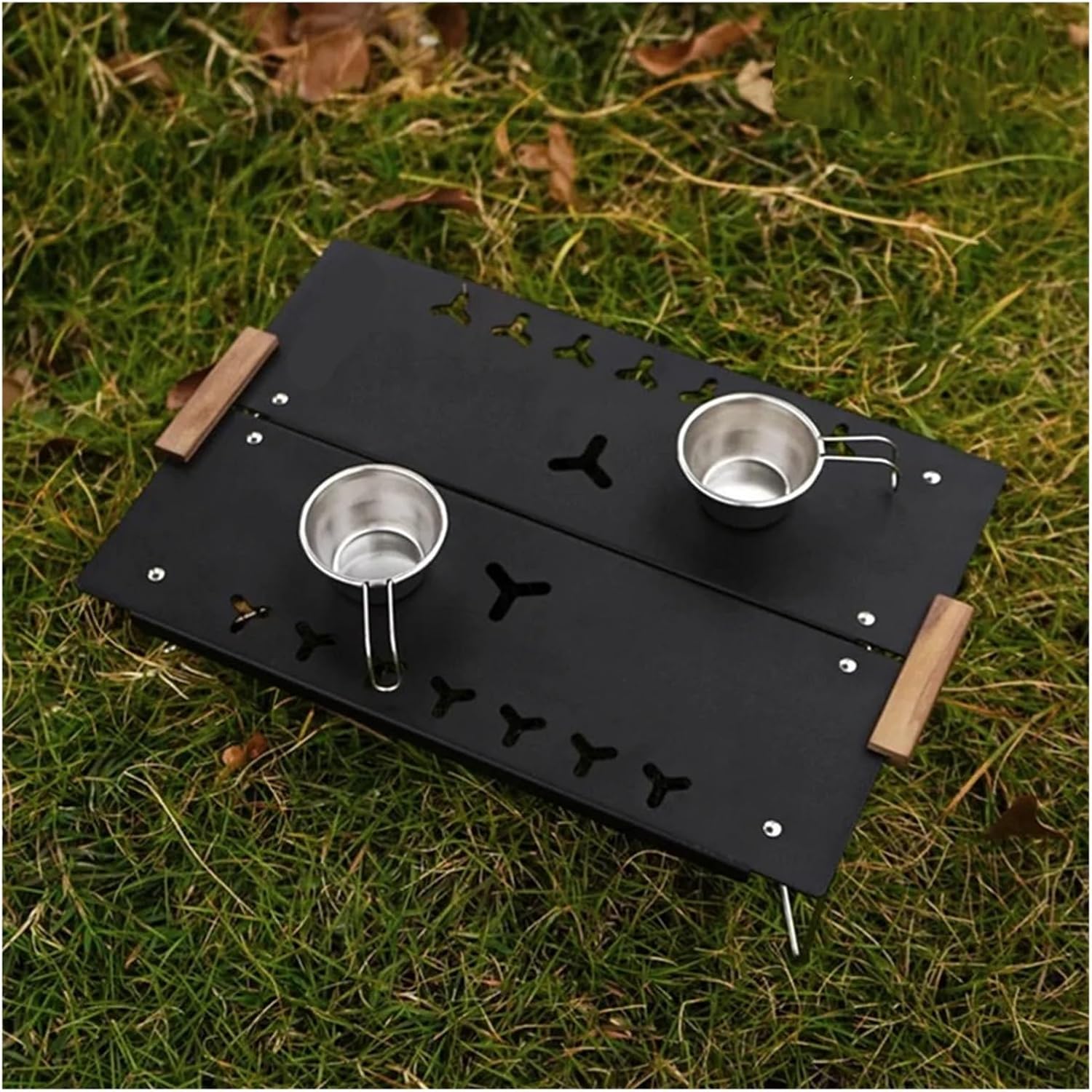 Outdoor Mini Single Table, Hiking, Camping, Portable Aluminumy Folding, Mounted Mountain Picnic/Folding Table