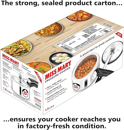 Miniatura 8 de Hawkins Miss Mary - Olla a presión (aluminio, 1,5 litros), color plateado