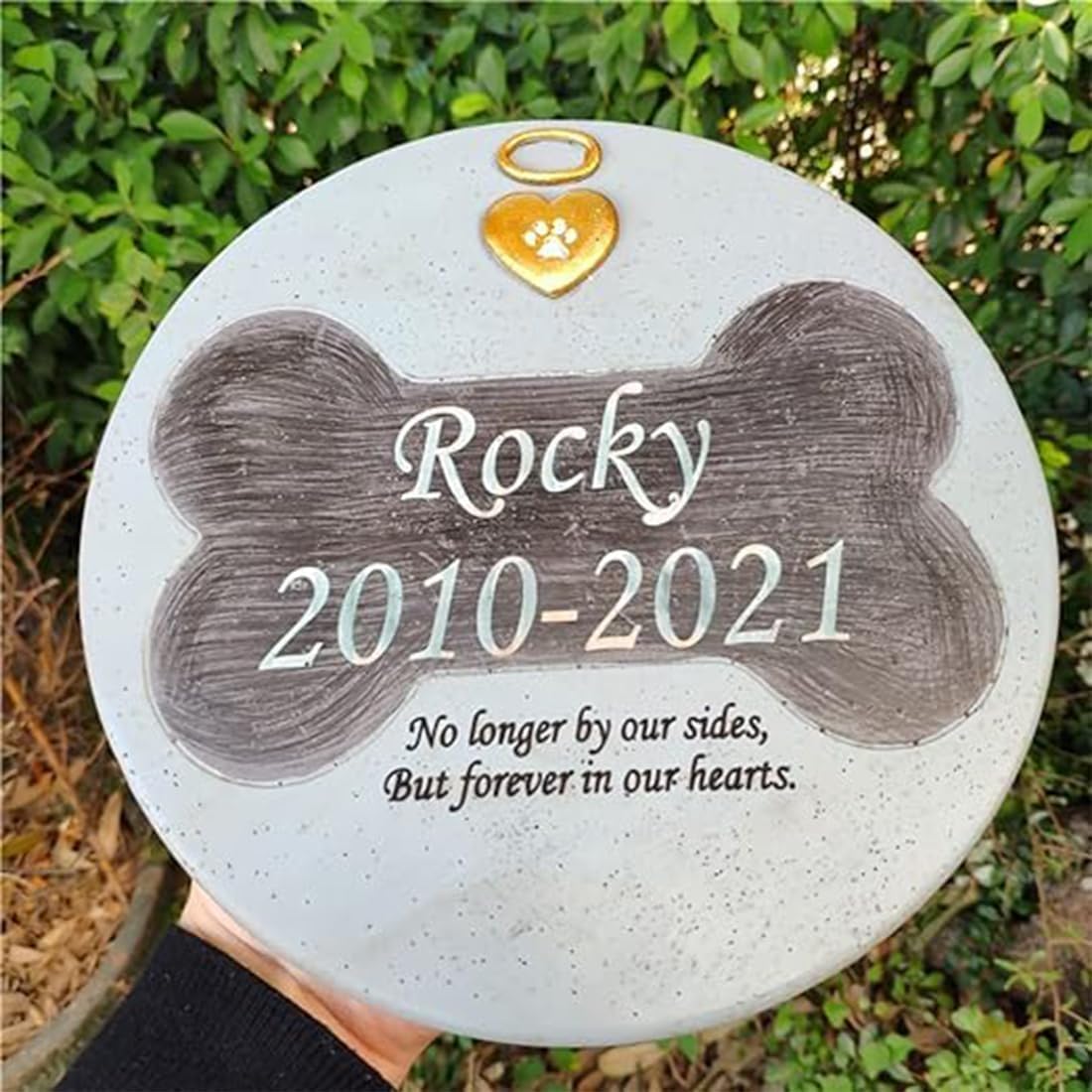 Personalised Pet Memorial Stones Canine Garden Stone Tombstones