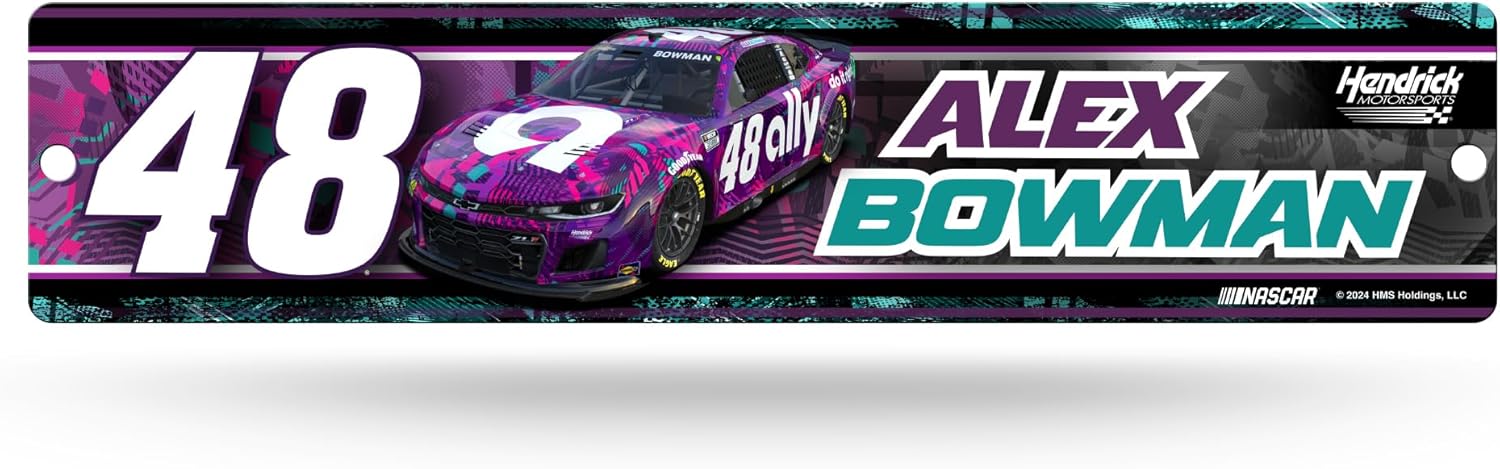 Rico Industries NASCAR Racing Pick Your Driver 2024 Plastic 4" x 16" Street Sign