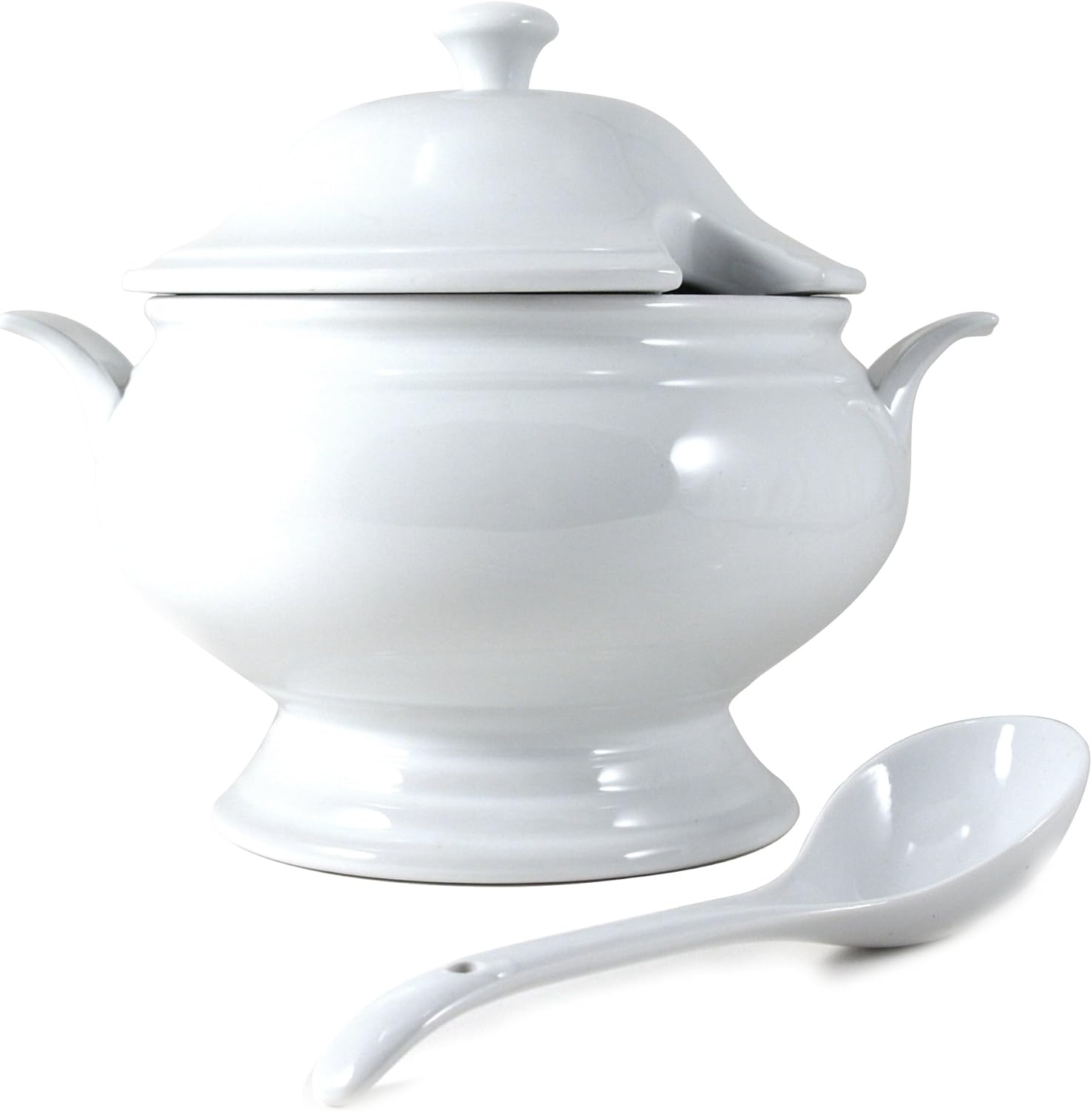 Omniware Culinary White Soup Tureen & Spoon Set Tureens