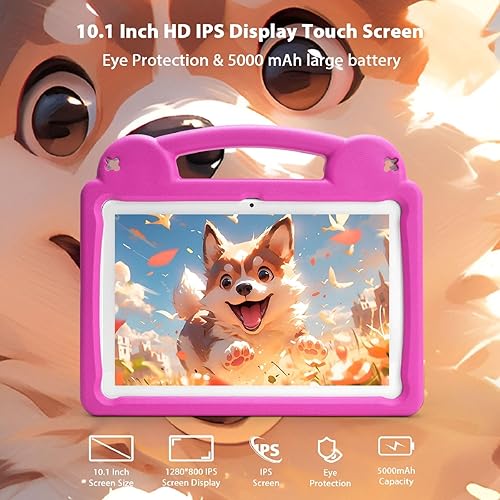 Miniatura 3 de Tablet para niños de 10 pulgadas, tableta Android para niños con 8 GB de RAM 64 GB de ROM, 1 TB expandible, Octa-Core, 5G WiFi 6, control parental,