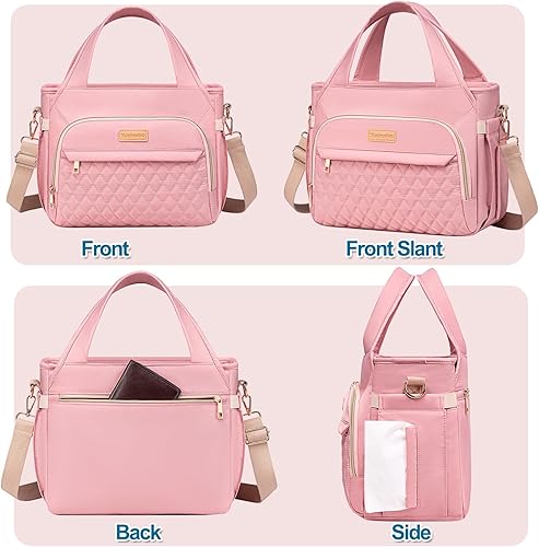 Miniatura 8 de Lonchera para mujer, bolsa de almuerzo aislada para mujeres y hombres, a prueba de fugas, grandes bolsas de almuerzo para mujer, para el trabajo,