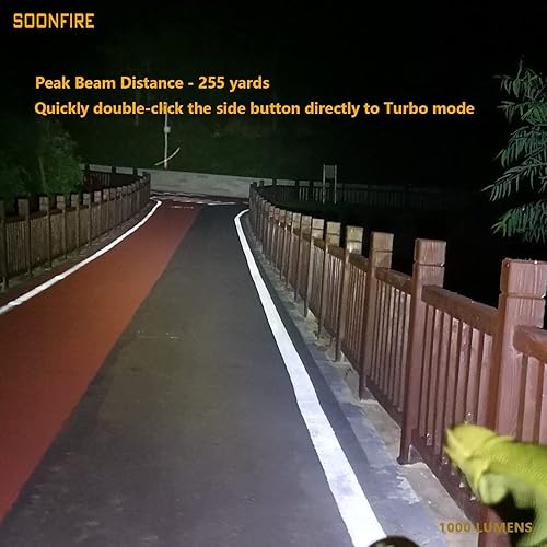 Miniatura 8 de Linterna LED blanca de 1000 lúmenes, E USB recargable impermeable compacta EDC Linternas de aplicación de la ley (amortiguación, uso de emergencia y