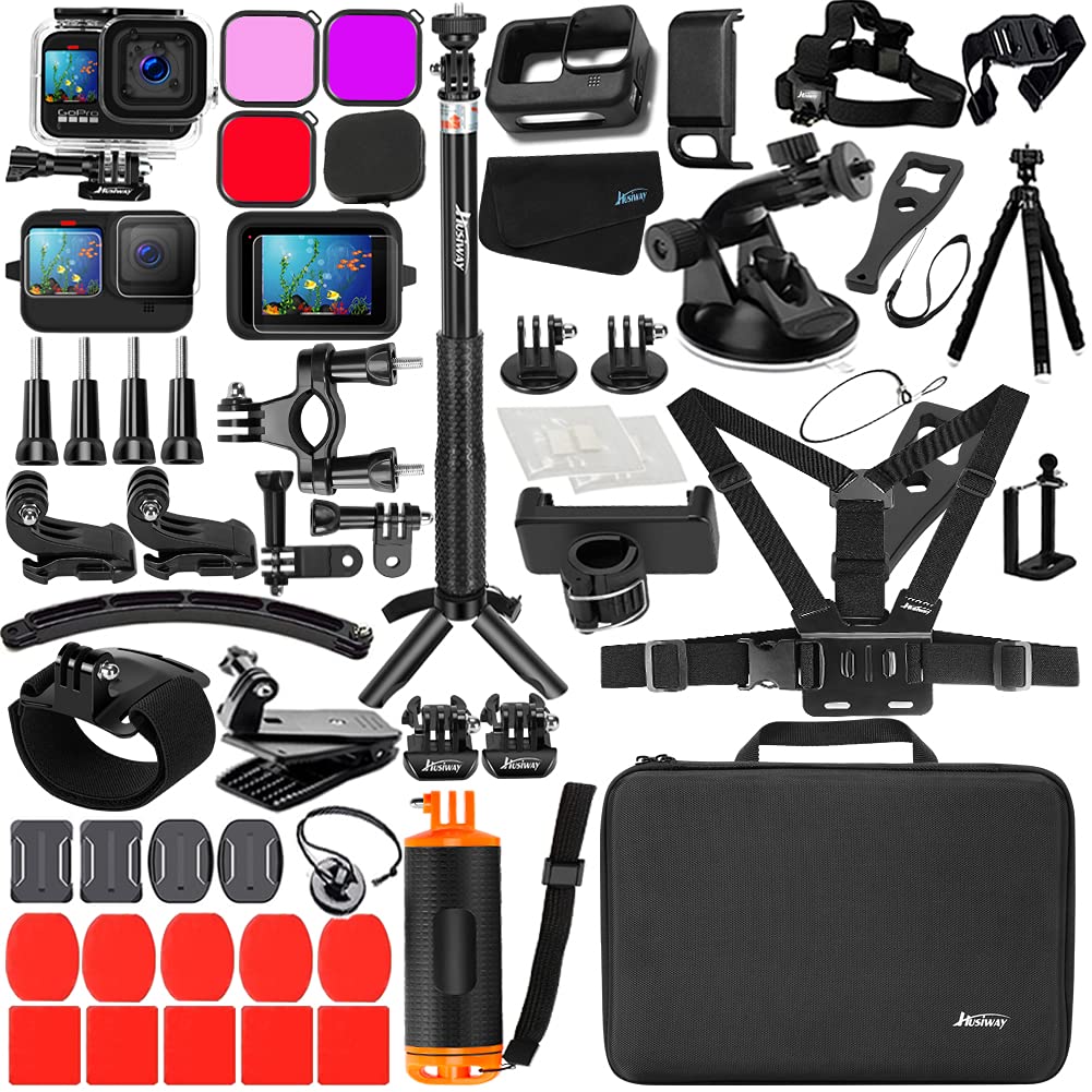 Amazon | Husiway for Gopro Hero 12 Hero 11 Hero 10 Hero 9用 