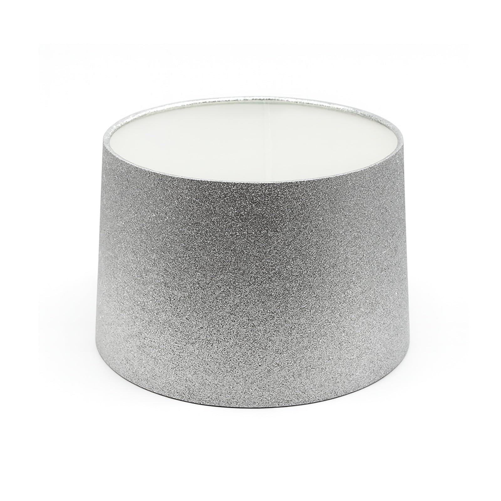 Voltico Glitter Lampshade - Silver - Easy Fit