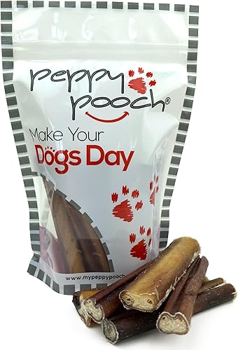 Bully Sticks - Paquete de 20 masticables pequeños para perros de carne de res americana. Fabricado en los Estados Unidos.