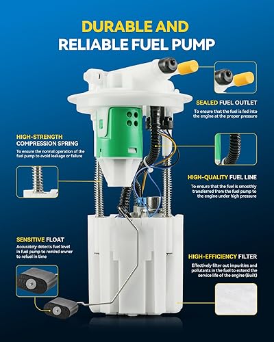 Miniatura 10 de PHILTOP E8874M Reemplazo del conjunto de la bomba de combustible eléctrica para Corolla 2005-2013 L 2.4L 1.8L, Matrix 2005-2013 1.8L 2.4L L, E8874M,