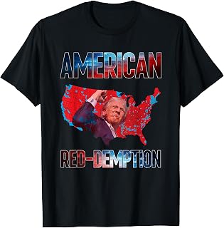 American Red-Demption 2024 Electoral Map Trump 2024 T-Shirt