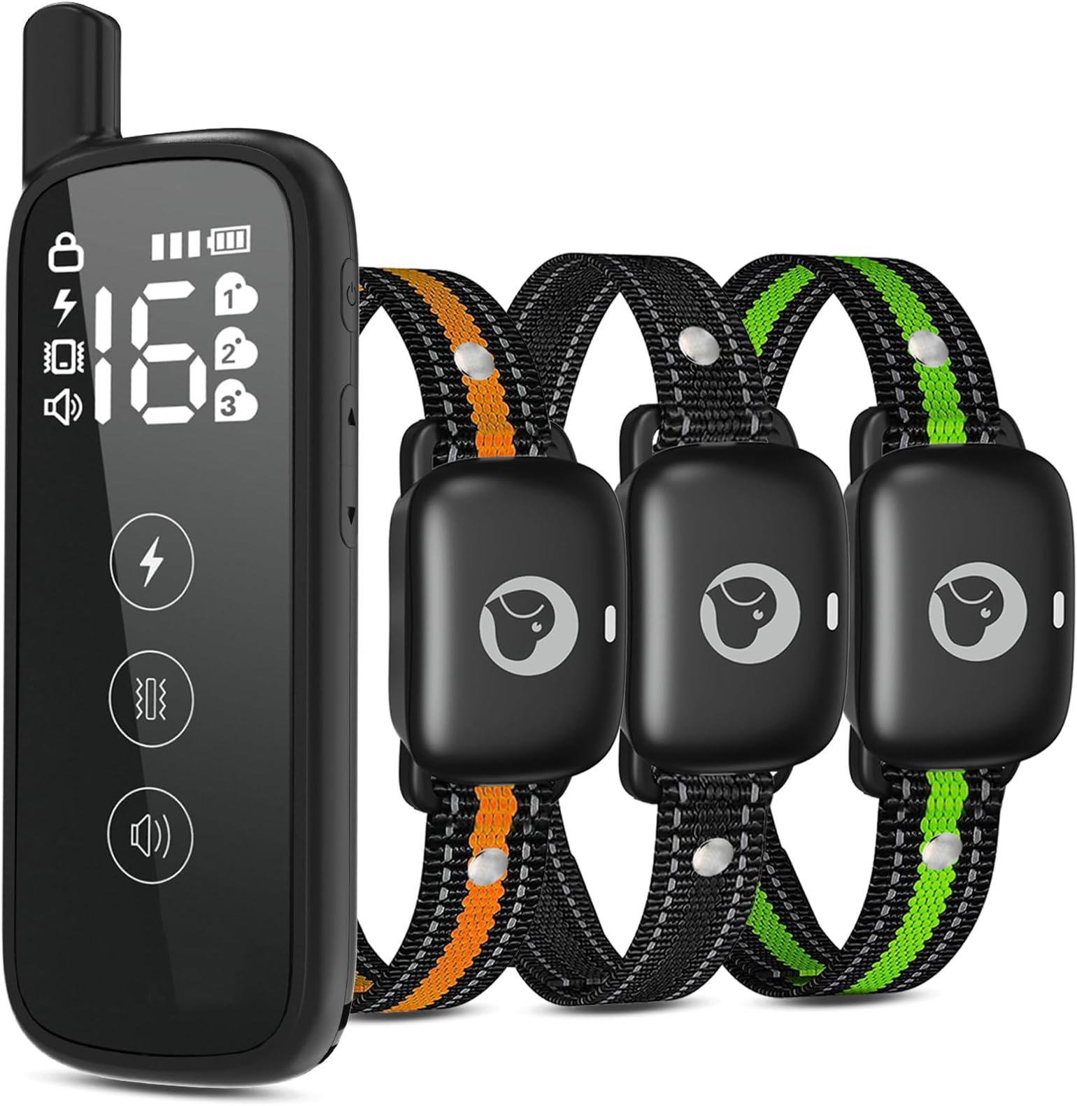 Dog Shock Collar for 2 Dogs, 3300Ft Dog Training Collar, Shock Collar for Dogs with