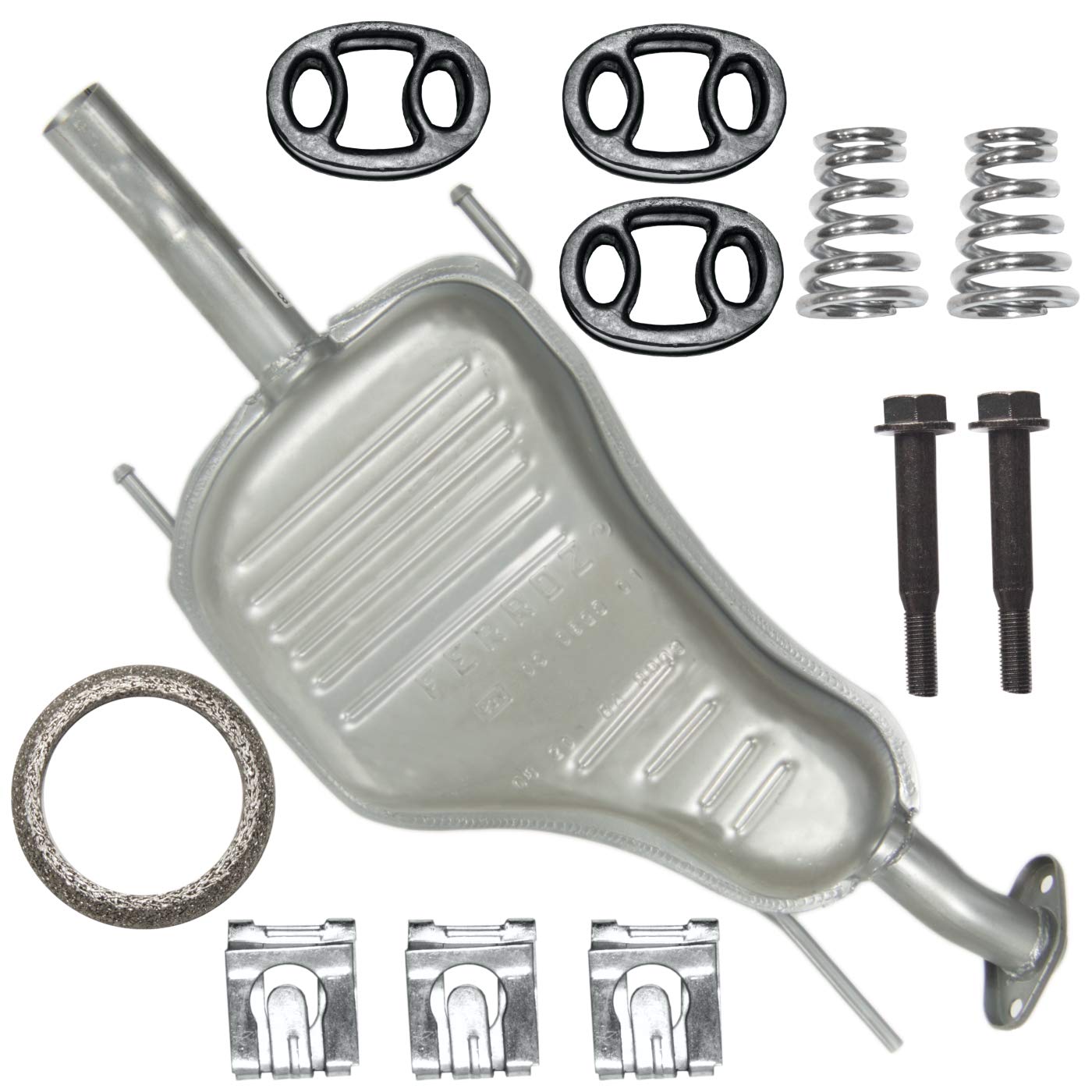 FERROZ Auspuff-Endtopf für Opel Zafira A I 1 04.1999-06.2005 1.6i 16V 1.8I 16V 2.0i 16V