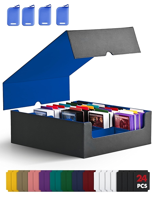 ZLCA MTG卡牌存储盒（黑蓝色）