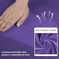 Vista 59 de WEERRW Fundas de terciopelo para sofá de 2 cojines, fundas de sofá de felpa de terciopelo de lujo de alta elasticidad, con parte inferior elástica