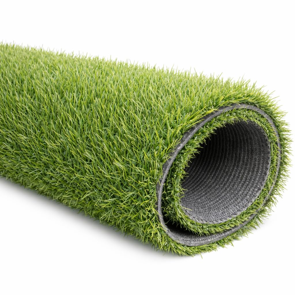 Erba Sintetica da Esterno - GALEONE | Filamenti 45 mm | Dimensioni Personalizzabili | Prato Finto Realistico, Drenante e Resistente UV | Morbido al Tatto - Effetto Naturale - Uniforme Professionale