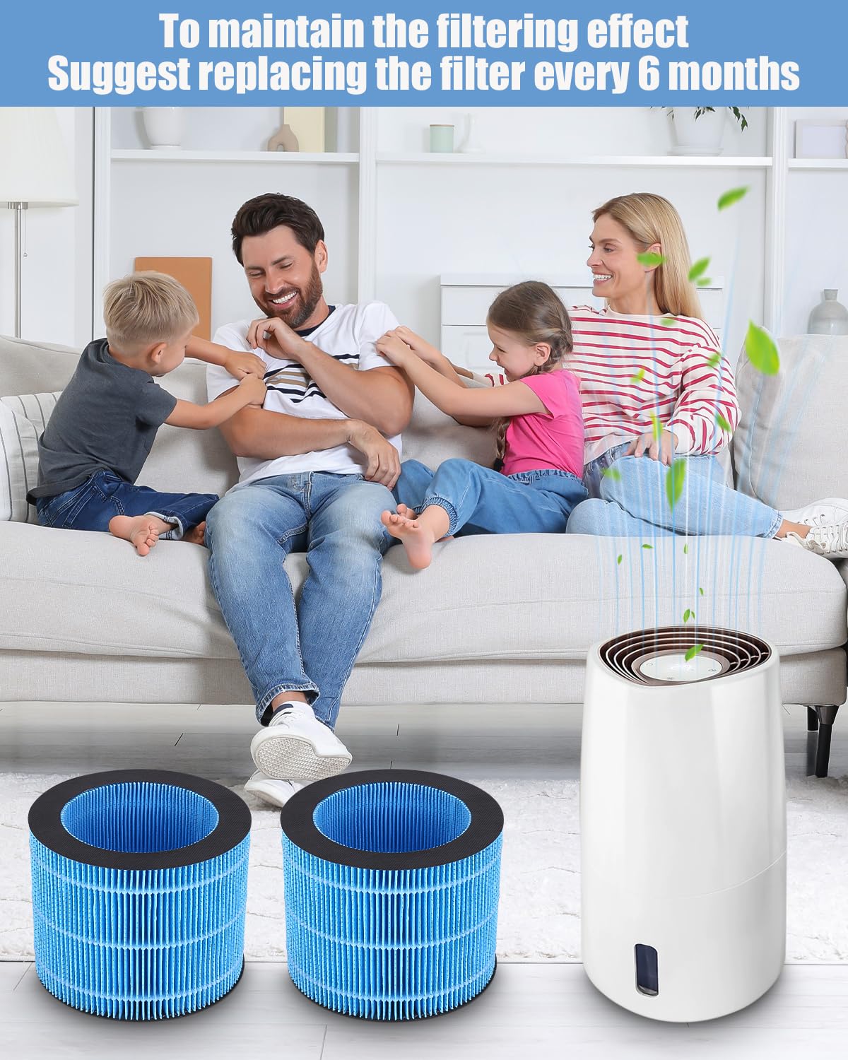 2 Stück AMF220 Ersatzfilter Für Philips Luftbefeuchter - Kompatibel Mit HU3916/HU3918